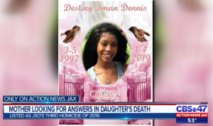 Destiny Dennis, Jacksonville Gas Station Shooting