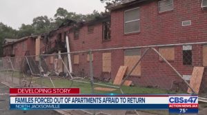 Fire at Calloway Cove Apartments, Jacksonville, Leaves Multiple People Injured.