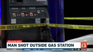 Indianapolis Gas Station Shooting Leaves One Man in Critical Condition.