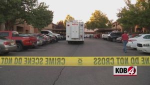 Gun Shots Fired Through Albuquerque Apartment door Leaves One Man Dead.