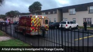 Orlando, FL Apartment Complex Shooting Leaves One Man Dead.