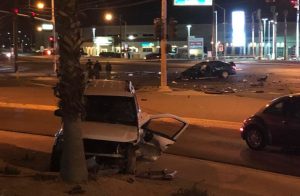 Las Vegas Car Accident on Lamb Boulevard and Las Vegas Boulevard North Leaves Multiple Injuries.