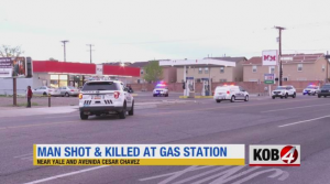 Albuquerque, NM Gas Station Shooting Fatally Injures One Man.