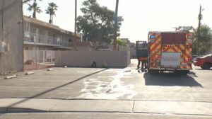 Las Vegas Elderly Man Injured in Apartment Fire.