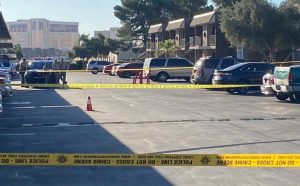 Las Vegas Apartment Complex Shooting Leaves One Man Seriously Injured.