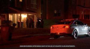 Country Club Apartments Shooting, Tulsa, OK, Injures One Man.