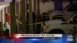 Union Gap, WA Hotel Shooting Injures One Person.