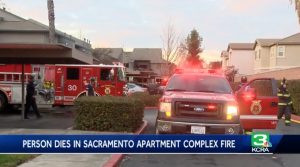 Sacramento, CA Apartment Fire Claims Life of One Person.