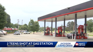 Texaco Gas Station Shooting in Jackson, MS Leaves Two Teens Injured.