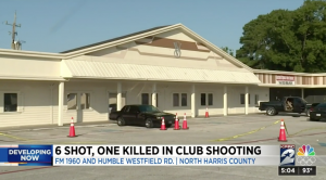 Houston, TX Nightclub Shooting Claims One Life, Injures Five Others.