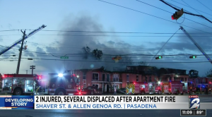 Tracy Nichols, Saul Rodriguez Injured in Pasadena, TX Apartment Complex Fire.