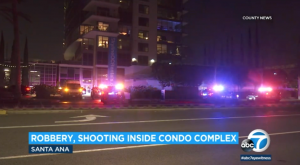 Essex Skyline Apartments Building Robbery/Shooting in Santa Ana, CA Injures One Person.