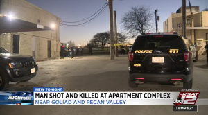 San Antonio, TX Apartment Complex Shooting Claims Life of One Man.