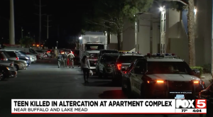 Apartment Complex Shooting on Club Pacific Way in Las Vegas, NV Leaves One Teen Fatally Injured.